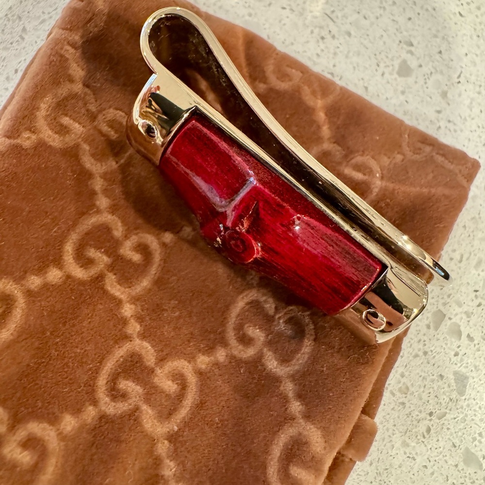 GUCCI Bamboo Money Clip - Picture 3 of 4